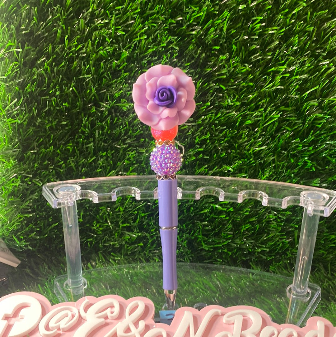 Purple rose pen