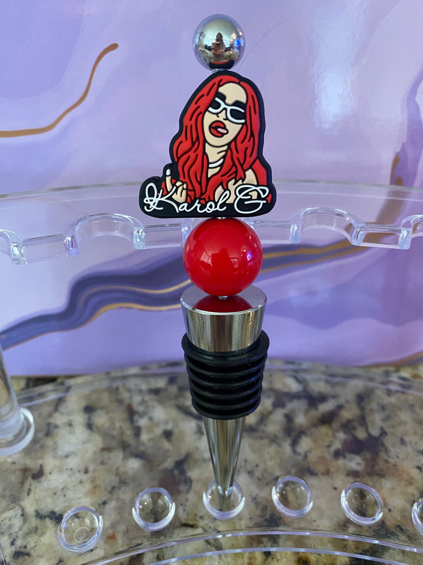 Wine stopper Red Girl