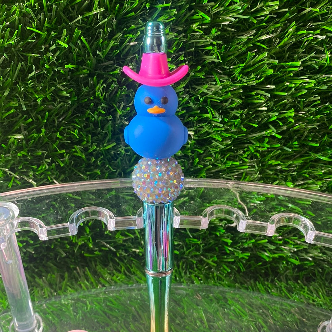 Blue duck pen