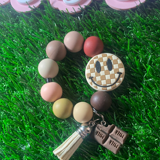 Smiley cup charm
