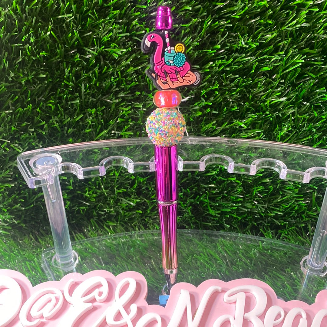 Flamingo float pen