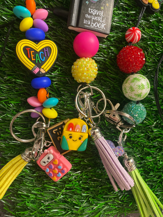 Long 3 bead Lanyards