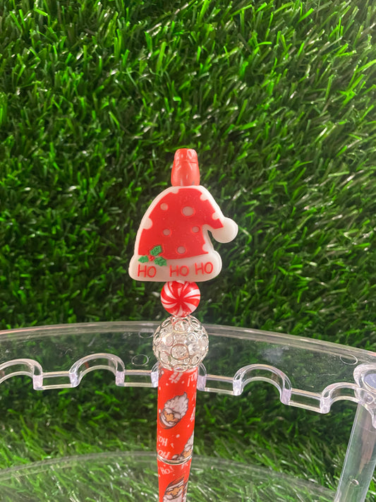 Santa hat pen