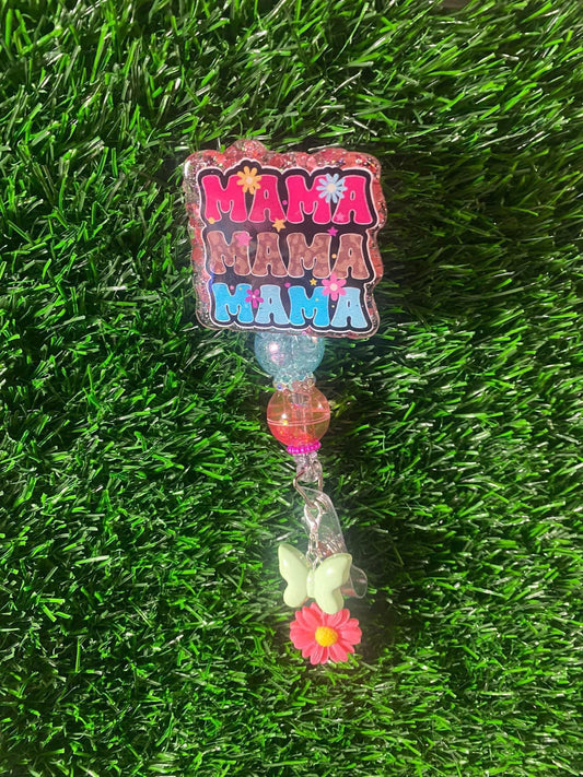 Badge reel mama