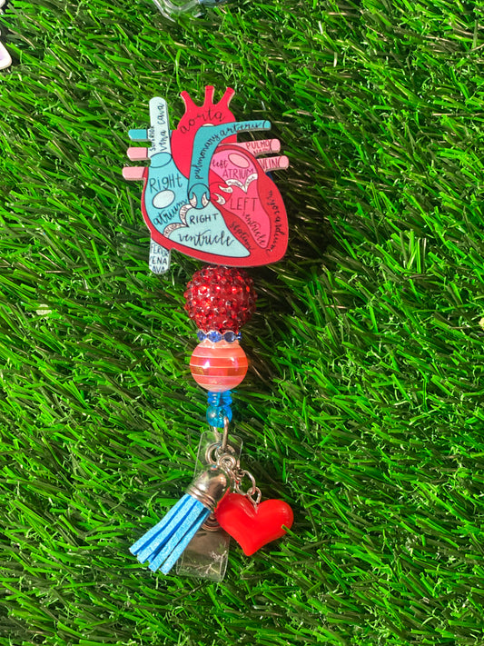 Badge Reel heart