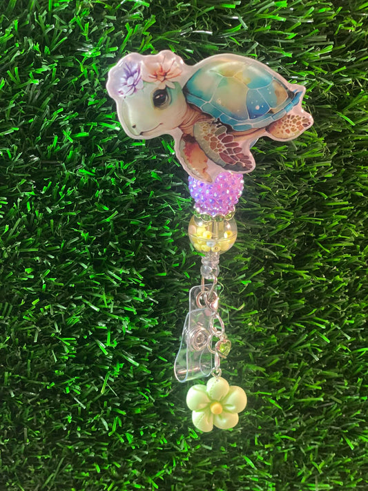 Badge Reel Turtle